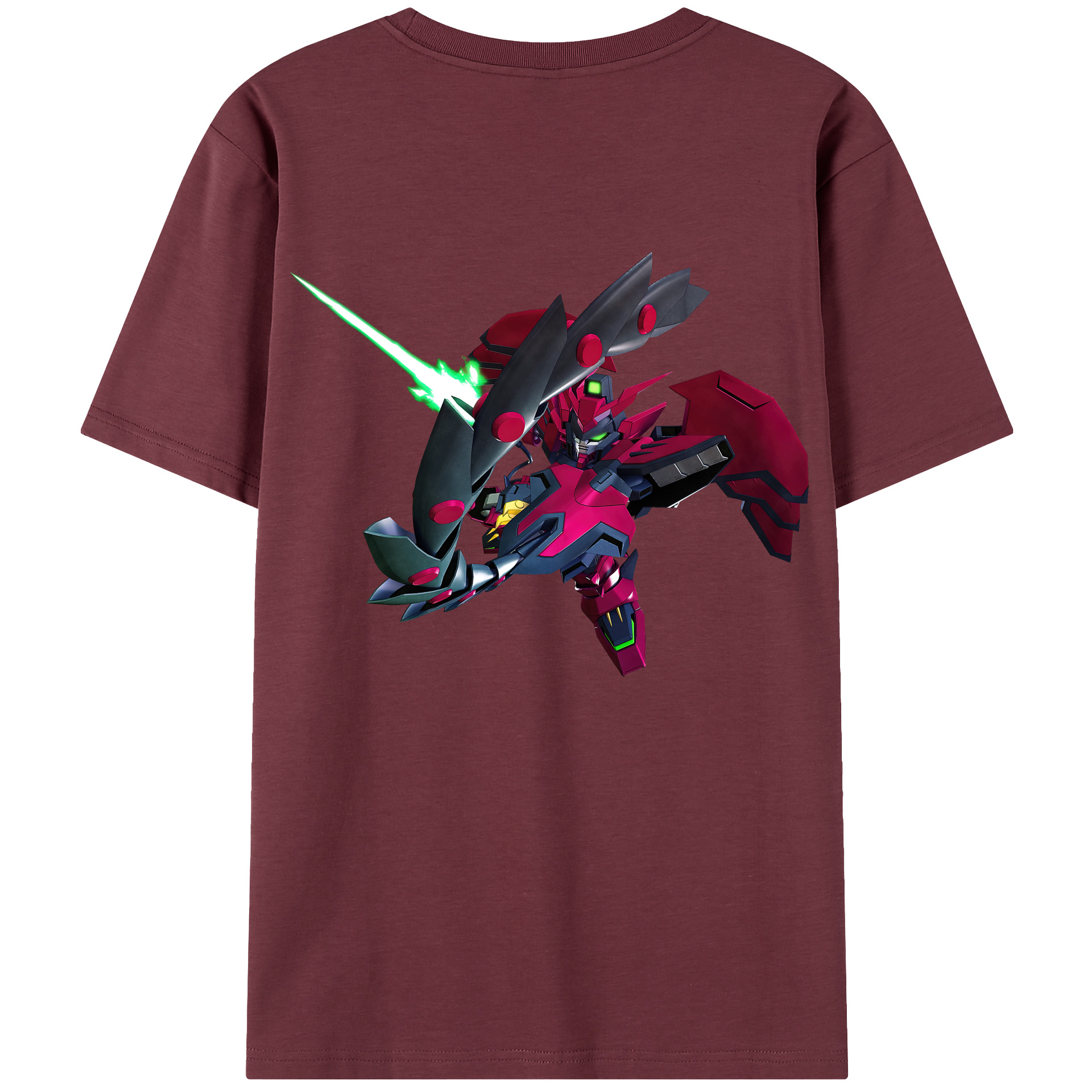 （画像用） 機動戦士ガンダム Mobile Suit Gundam 綿100％半袖Tシャツ（背面プリント）